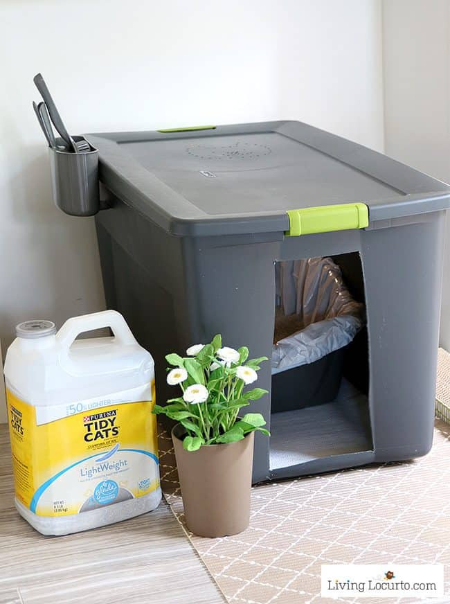 Best ideas about DIY Kitty Litter
. Save or Pin DIY Cat Litter Box Holder Now.
