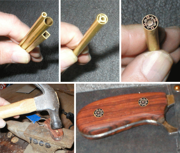 Best ideas about DIY Knife Making Kit
. Save or Pin How To Make decorative "mosaic" pins for knife tool Now.