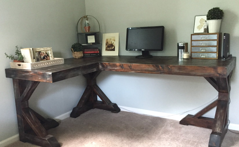 Best ideas about DIY L Desk
. Save or Pin DIY Corner Desk – Little Home Happiness Now.