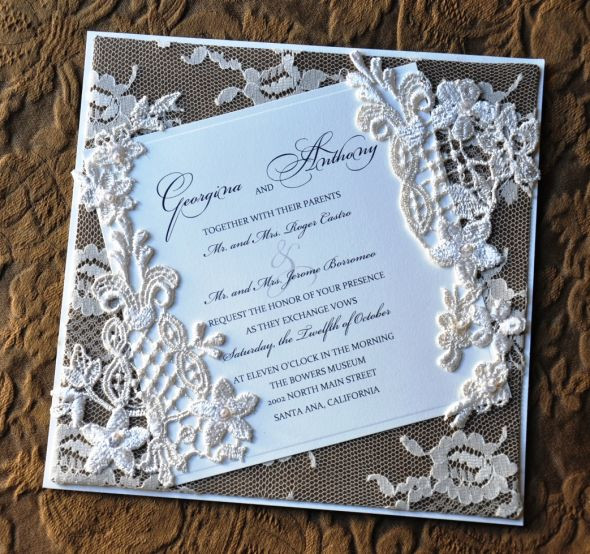 Best ideas about DIY Lace Wedding Invitations
. Save or Pin A Most Romantic DIY Wedding Invitation Now.