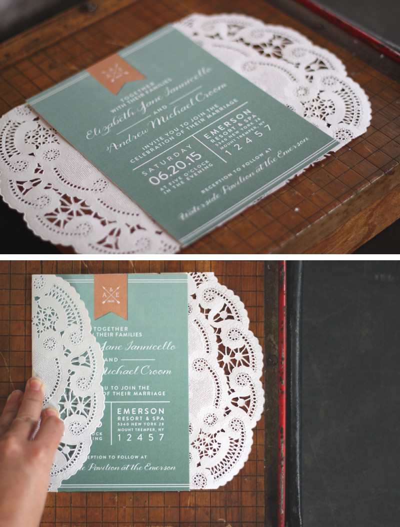 Best ideas about DIY Lace Wedding Invitations
. Save or Pin Oh What Love DIY A Lace Doily Wedding Invitation Sleeve Now.