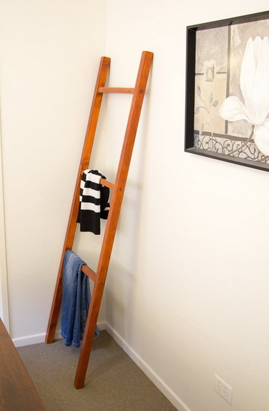 Best ideas about DIY Ladder Rack
. Save or Pin How To Make A DIY Clothing Ladder Rack Step By Step Now.