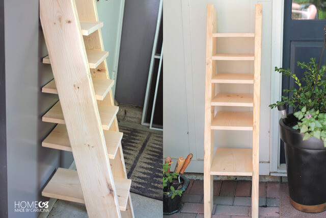 Best ideas about DIY Ladder Shelf Plans
. Save or Pin DIY Ladder Shoe Shelf Home Made By Carmona Now.