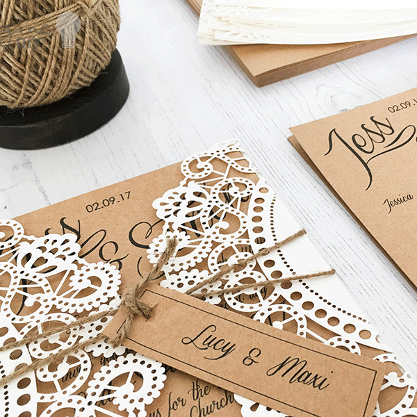 Best ideas about DIY Laser Cut Wedding Invitations
. Save or Pin Doily Wedding Invitation f White Imagine diy Now.