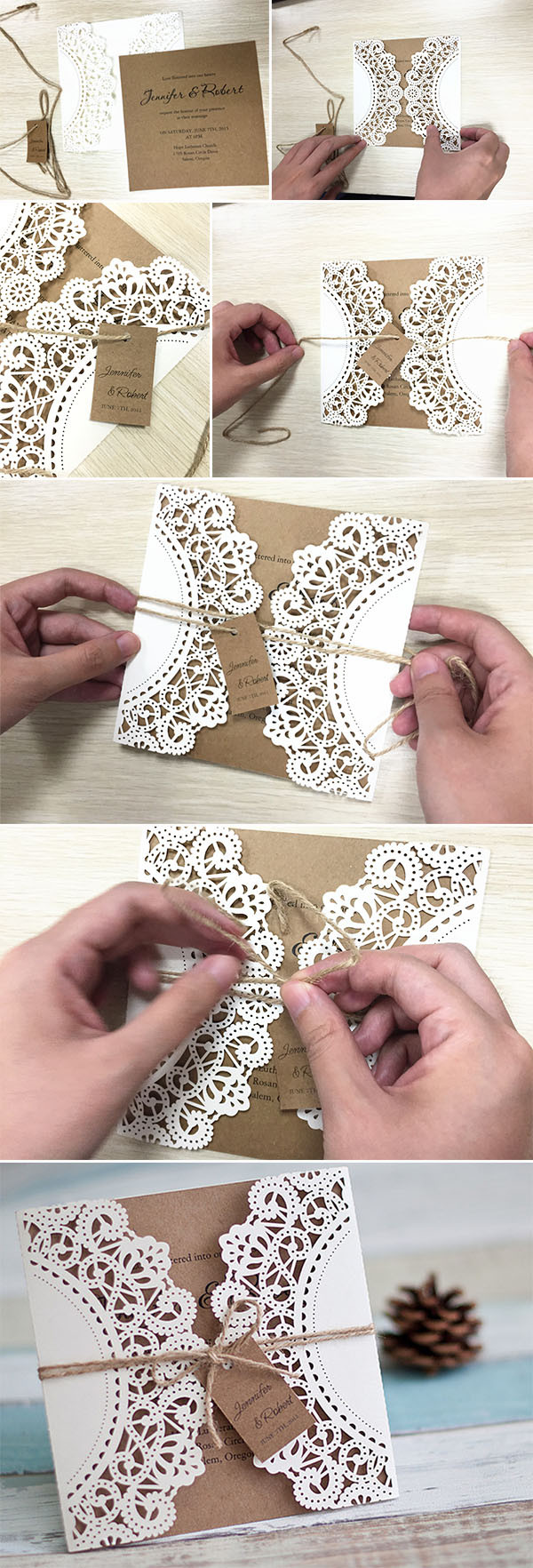 Best ideas about DIY Laser Cut Wedding Invitations
. Save or Pin DIY Wedding Ideas 10 Perfect Ways To Use Paper For Weddings Now.