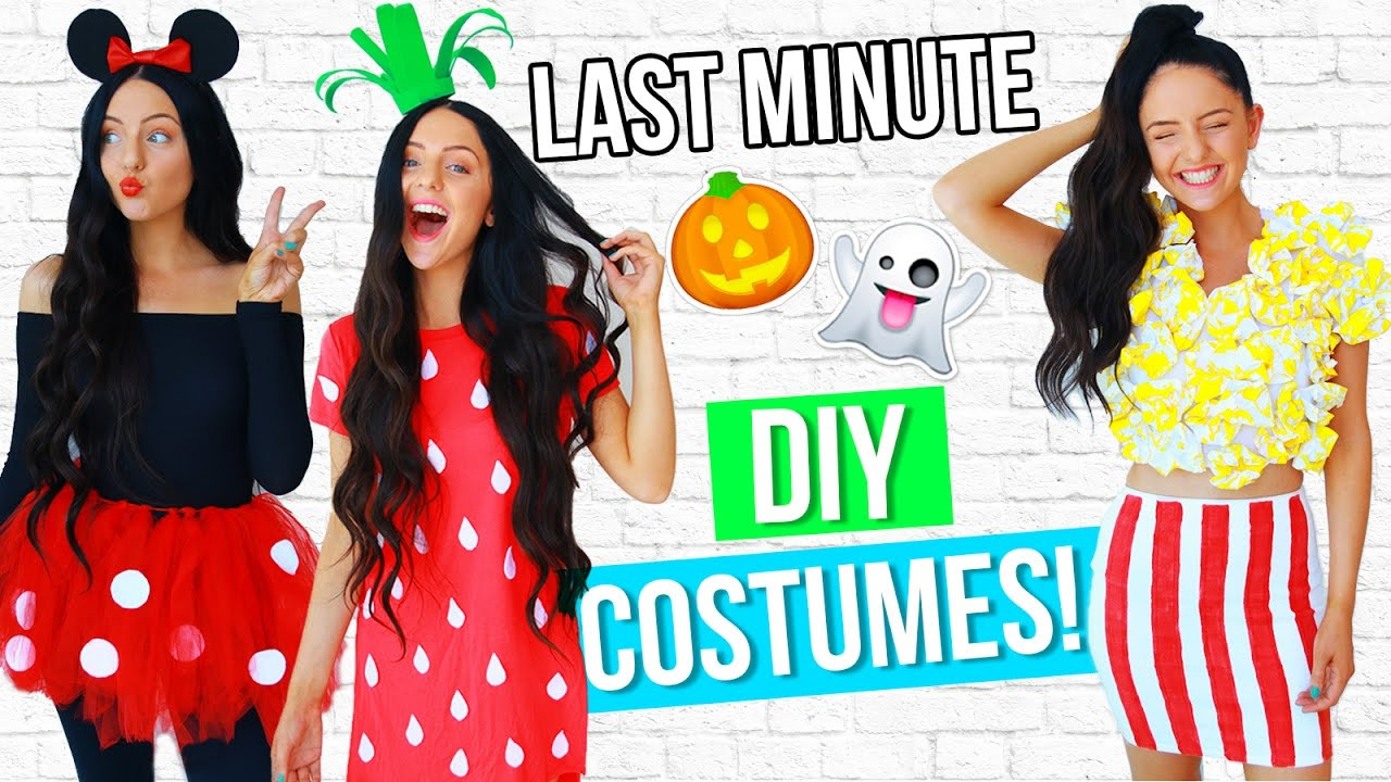 Best ideas about DIY Last Minute Costumes
. Save or Pin DIY LAST MINUTE Costume Ideas For Halloween 2016 EASY Now.