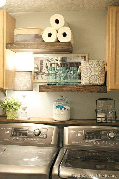 Best ideas about DIY Laundry Room Shelves
. Save or Pin How to build floating shelves in the laundry room Now.