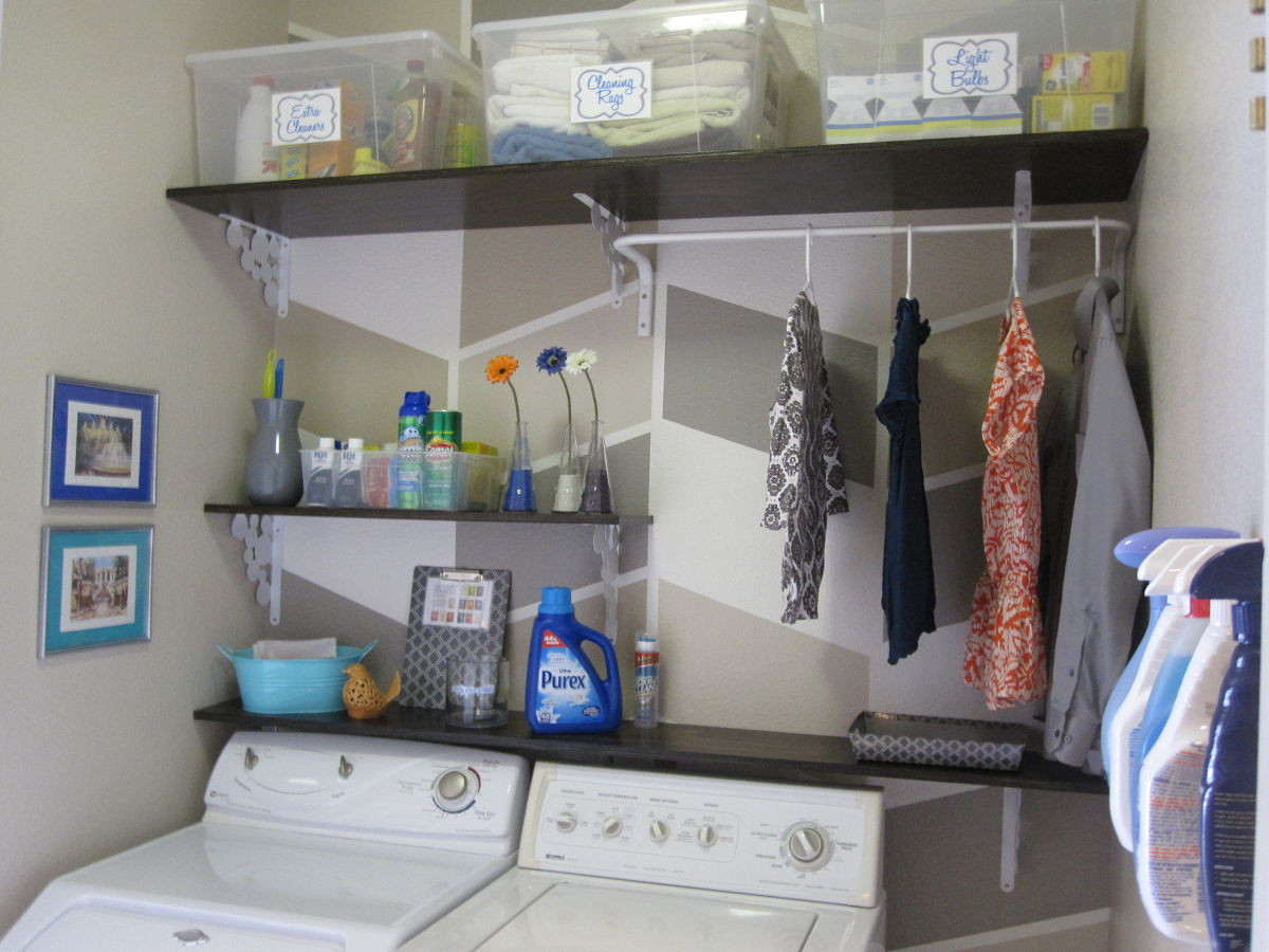 Best ideas about DIY Laundry Room Shelves
. Save or Pin $124 Laundry Room Overhaul Pass Through to Garage Custom Now.