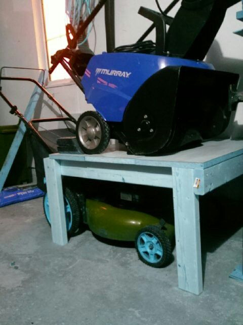 Best ideas about DIY Lawn Mower Storage
. Save or Pin Lawn Mower Snowblower storage A great way to make some Now.