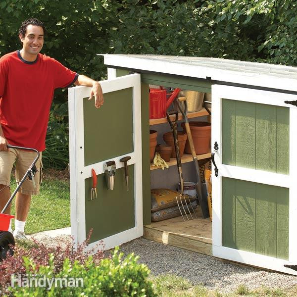 Best ideas about DIY Lawn Mower Storage
. Save or Pin Outdoor Storage Locker Now.