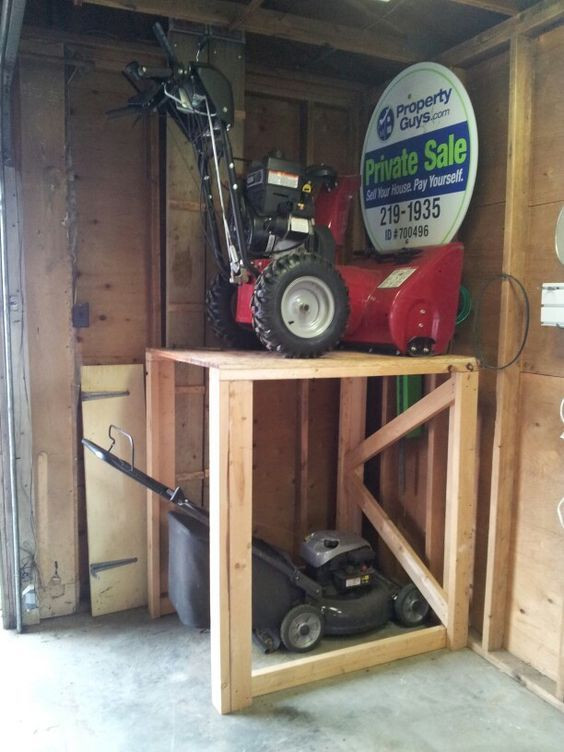 Best ideas about DIY Lawn Mower Storage
. Save or Pin Organize Your Items With These 17 Garage Storage Ideas Now.