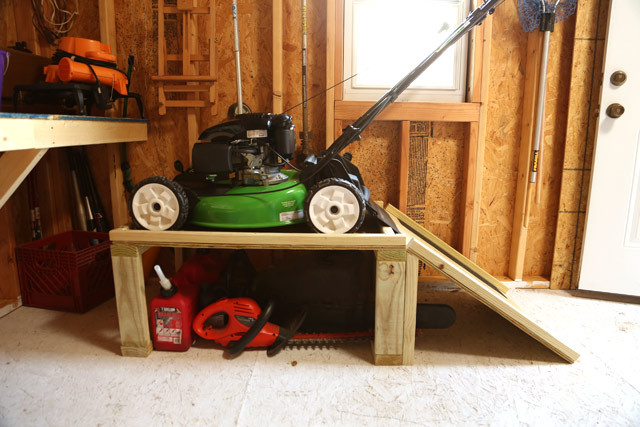 Best ideas about DIY Lawn Mower Storage
. Save or Pin Lawn Mower Storage Caddy Now.