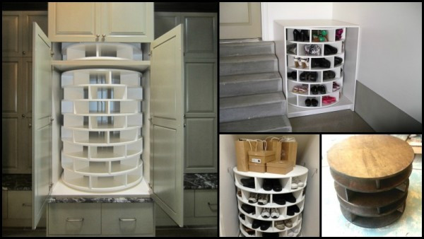 Best ideas about DIY Lazy Susan Shoe Rack
. Save or Pin DIY Lazy Suzan Turntable Shoe Rack Storage Now.