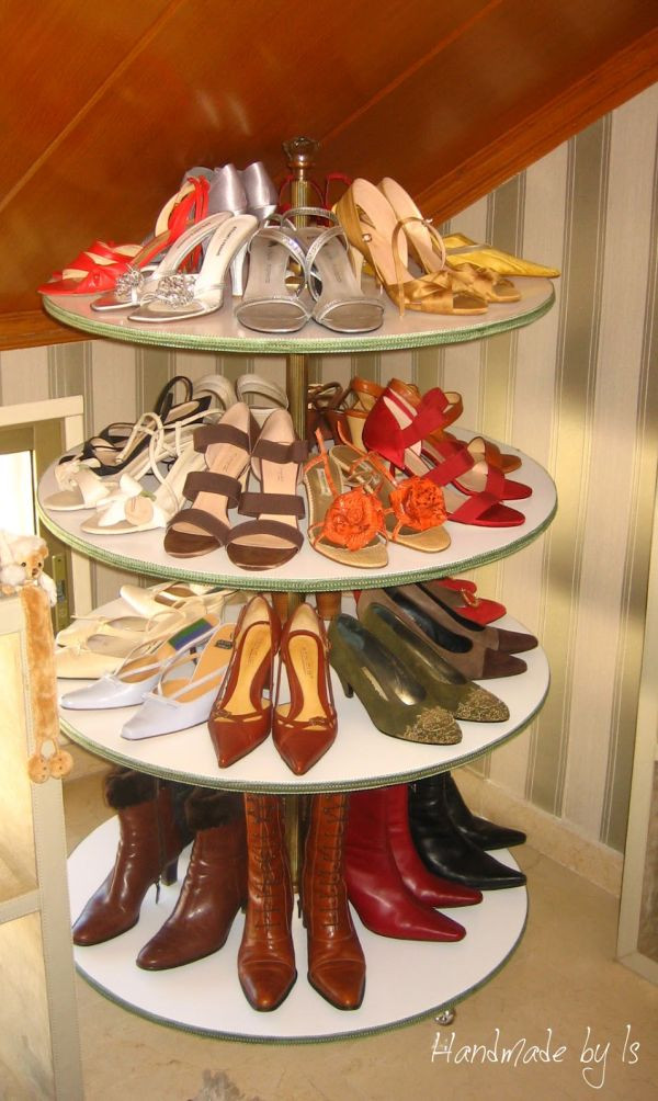 Best ideas about DIY Lazy Susan Shoe Rack
. Save or Pin DIY Shoe Organizer Designs – A Must Have Piece In Any Home Now.
