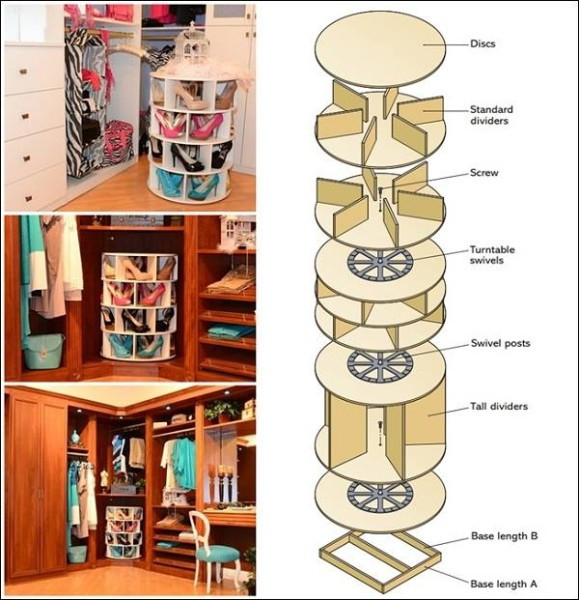 Best ideas about DIY Lazy Susan Shoe Rack
. Save or Pin DIY Home Project Lazy Susan Shoe Rack Find Fun Art Now.