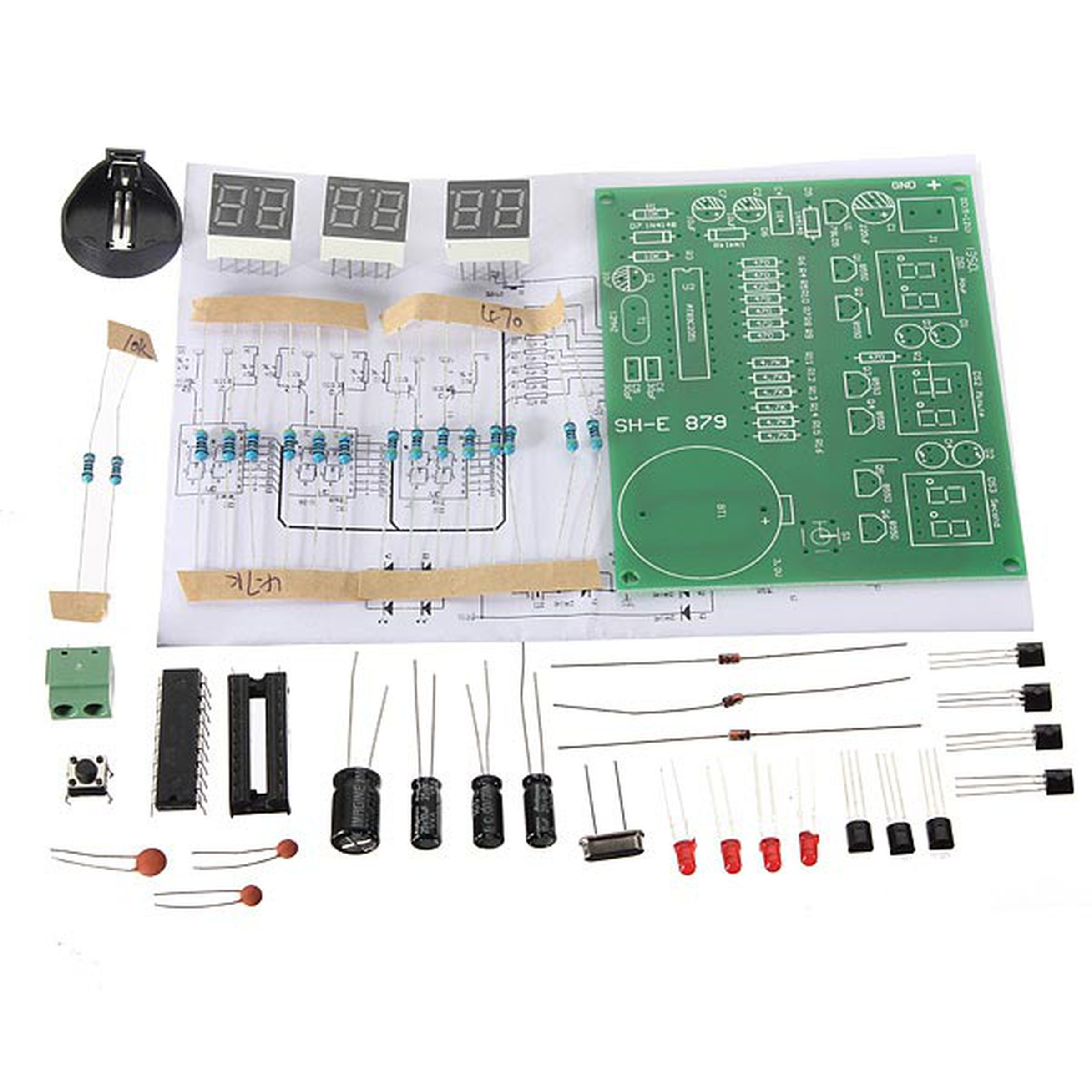 Best ideas about DIY Led Kits
. Save or Pin Digital LED Electronic Clock DIY Kit from MMM999 on Tin Now.