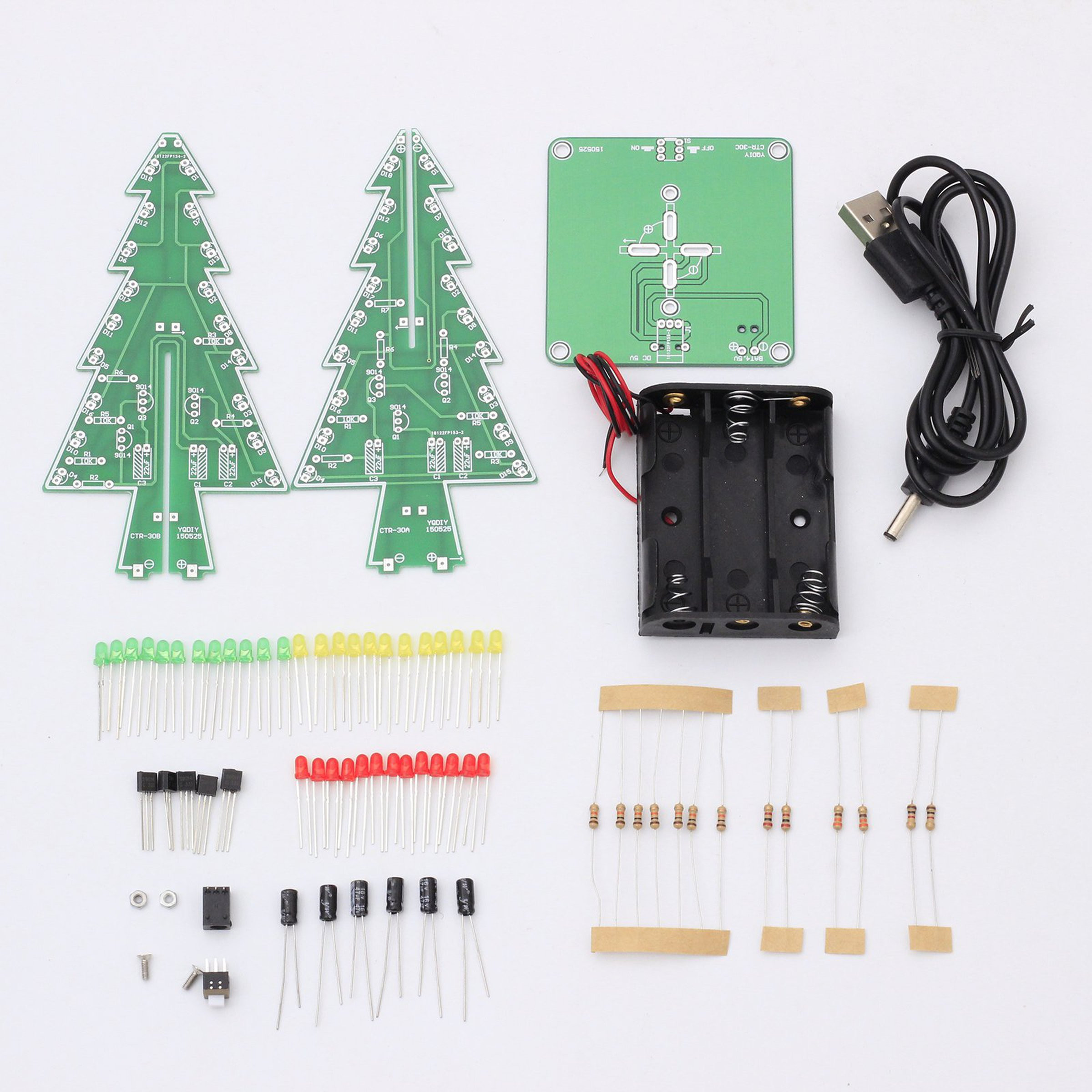 Best ideas about DIY Led Kits
. Save or Pin DIY Flashing LED Christmas Tree Circuit Kit 7212 from Now.