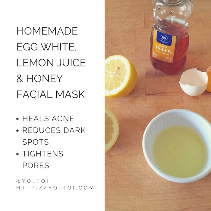 Best ideas about DIY Lemon Face Mask
. Save or Pin Egg White Lemon Juice & Honey Facial Mask for Acne Scars Now.