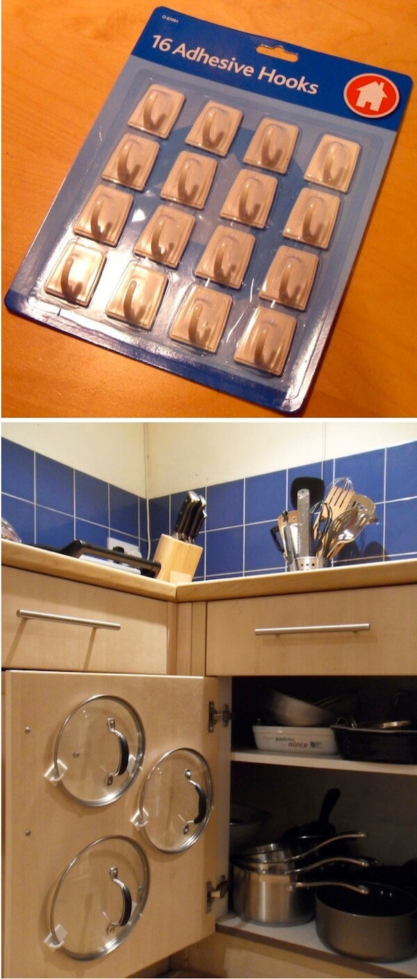 Best ideas about DIY Lid Organizer
. Save or Pin Easy DIY Tricks For ‘Challenges’ Around the House HomeJelly Now.