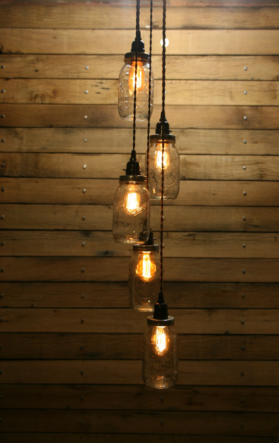 Best ideas about DIY Lighting Kit
. Save or Pin DIY 5 Jar Pendant Light Mason Jar Chandelier by Now.