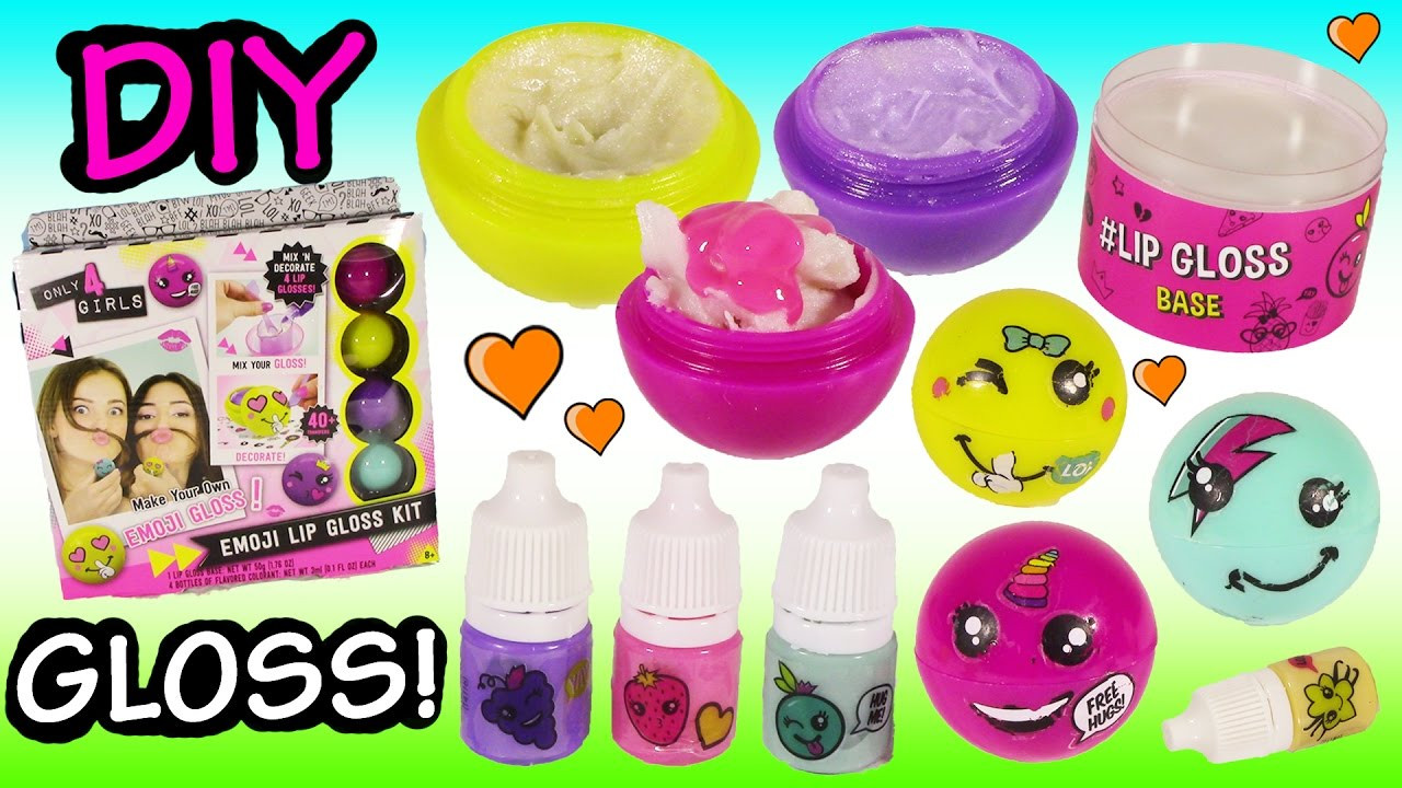 Best ideas about DIY Lip Gloss Kit
. Save or Pin DIY Emoji LIP BALM Kit Mix & Make Your Own Sweet Fruit Now.