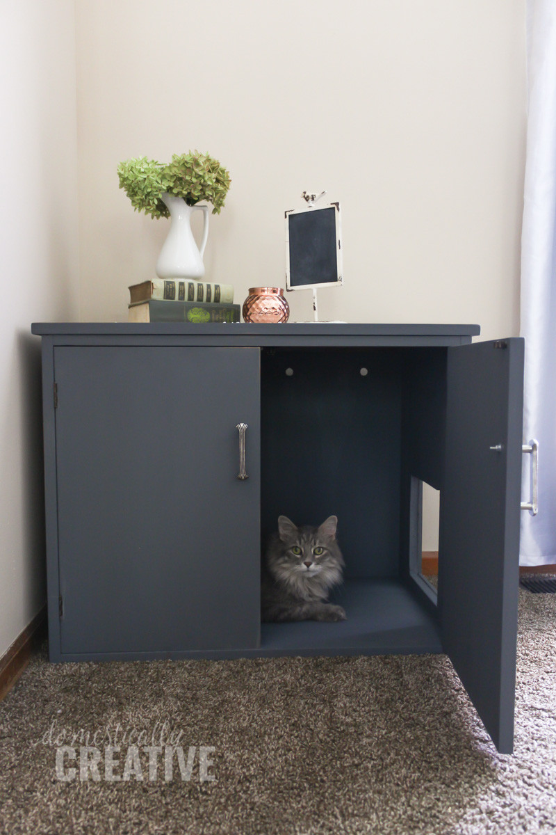 Best ideas about DIY Litter Box Furniture
. Save or Pin DIY Litter Box Cabinet Now.