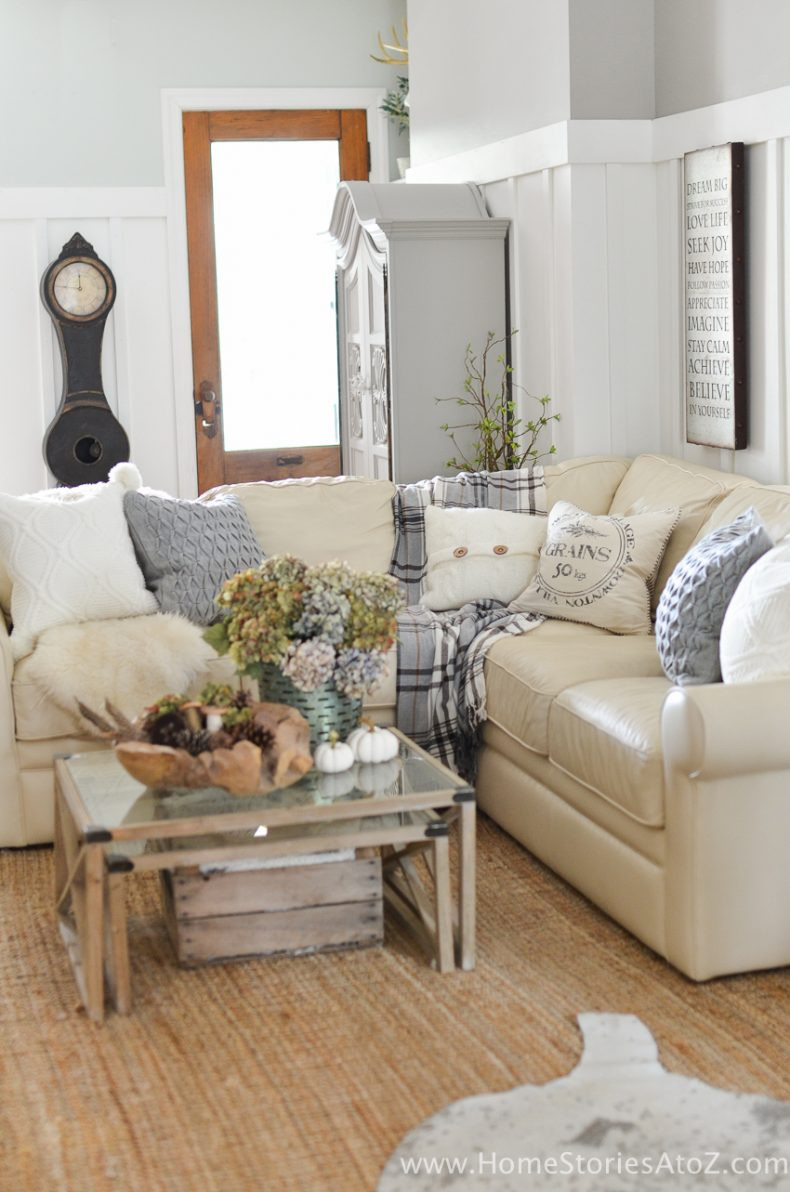 Best ideas about DIY Living Room Decor Ideas . Save or Pin DIY Home Decor Fall Home Tour Now.