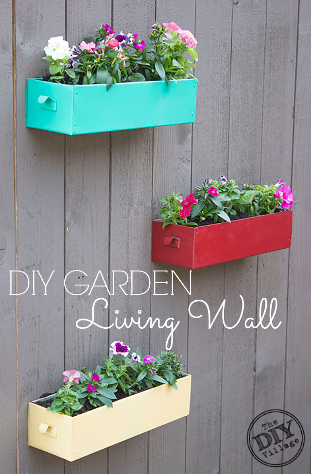 Best ideas about DIY Living Wall
. Save or Pin DIY Garden Living Wall Planters The DIY Village Now.