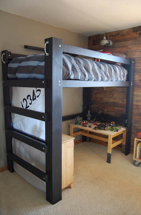 Best ideas about DIY Loft Bed For Kids
. Save or Pin DIY Plans To Build A Low Loft Bed Wooden PDF how to build Now.