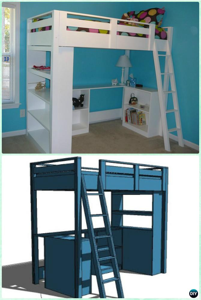 Best ideas about DIY Loft Bed For Kids
. Save or Pin DIY Kids Bunk Bed Free Plans [Picture Instructions] Now.