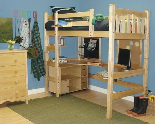 Best ideas about DIY Loft Bed With Desk
. Save or Pin DIY Project How to Make a Loft Bed for Your Dorm Room Now.