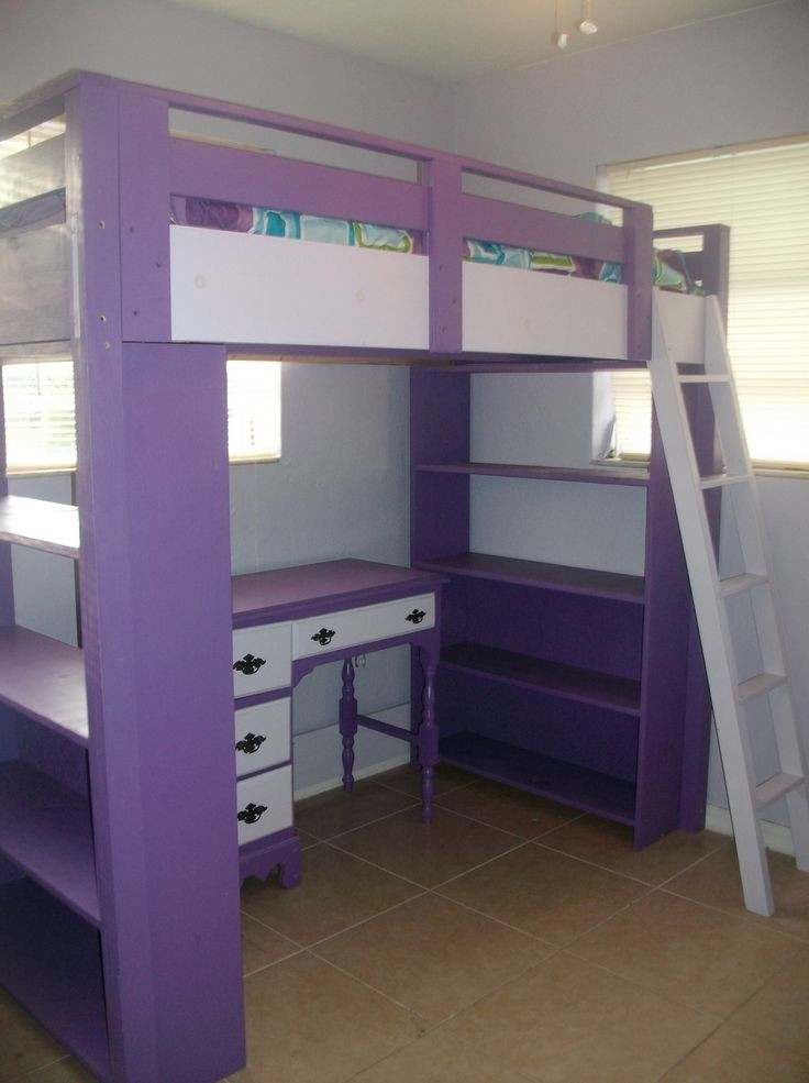 Best ideas about DIY Loft Bed With Desk
. Save or Pin diy loft bed plans with a desk under Now.