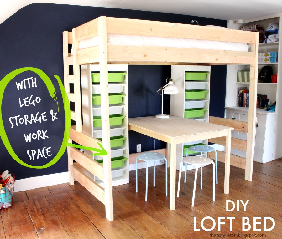 Best ideas about DIY Loft Bed With Desk
. Save or Pin DIY Loft Bed with Desk and Storage Now.