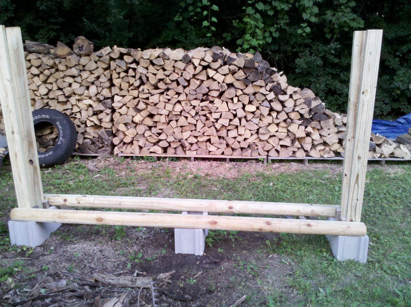 Best ideas about DIY Log Rack
. Save or Pin 14 Best DIY Outdoor Firewood Rack and Storage Ideas Now.