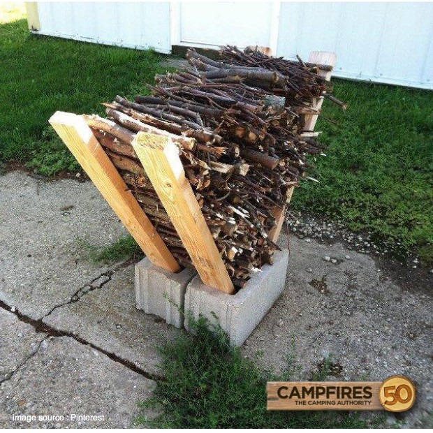 Best ideas about DIY Log Rack
. Save or Pin DIY Firewood Rack 50 Campfires Now.