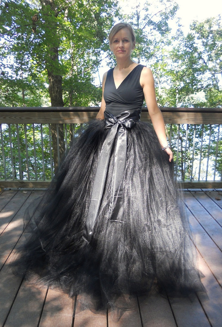 Best ideas about DIY Long Tulle Skirt For Adults
. Save or Pin Reserved for Nicole G black adult tutu long tutu Now.