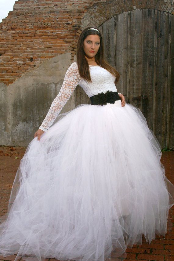 Best ideas about DIY Long Tulle Skirt For Adults
. Save or Pin Bridal length tulle skirt for wedding or portraits Now.