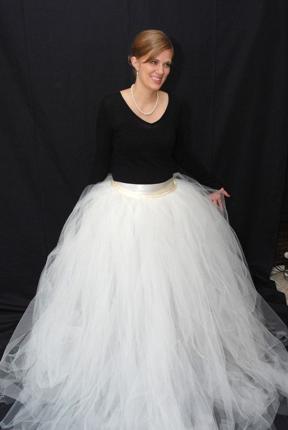 Best ideas about DIY Long Tulle Skirt For Adults
. Save or Pin a tulle skirt that you can put over a dress and turn it Now.