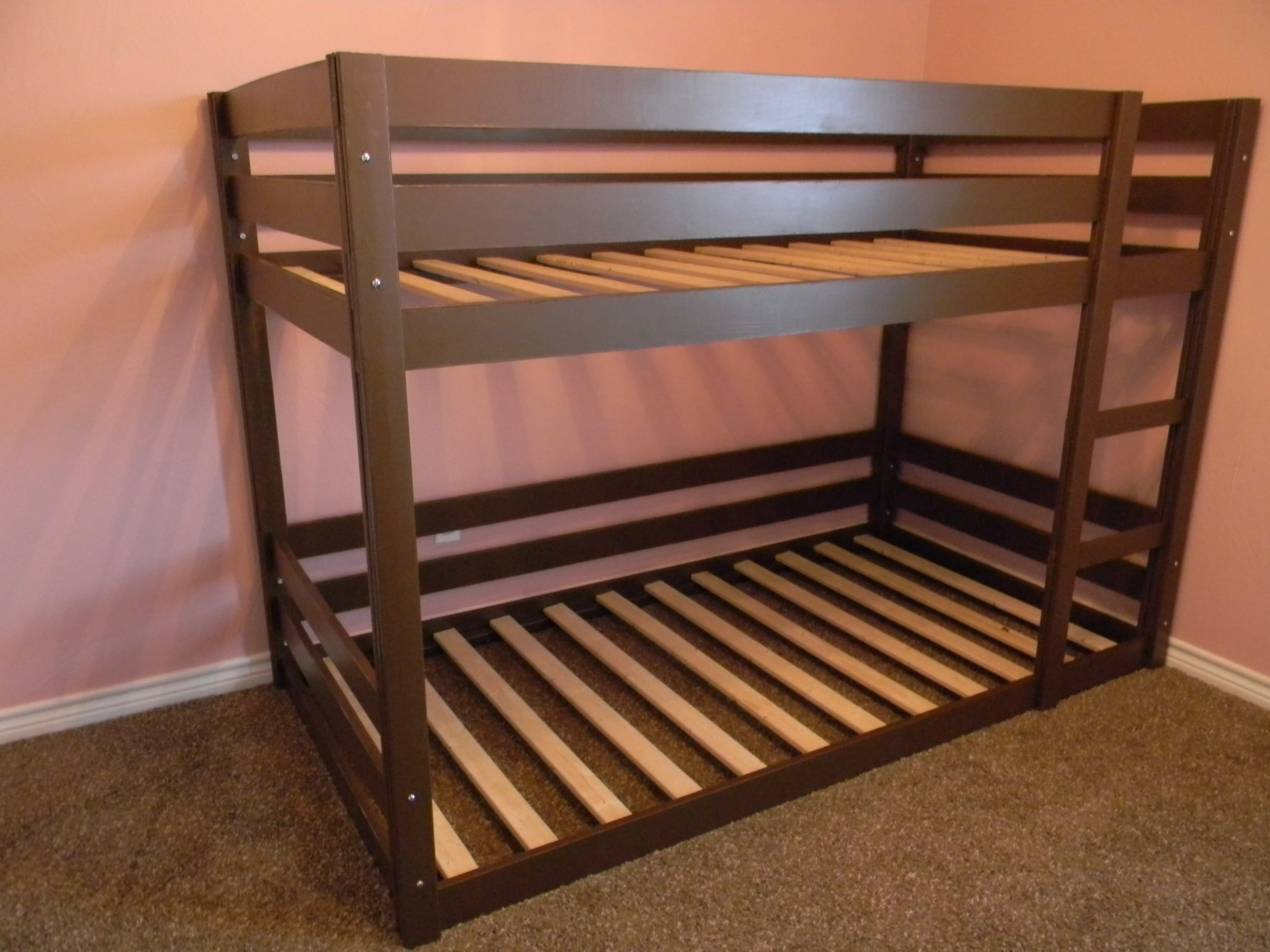 Best ideas about DIY Low Loft Bed
. Save or Pin DIY bunk beds for the girls that the hubby will feel Now.