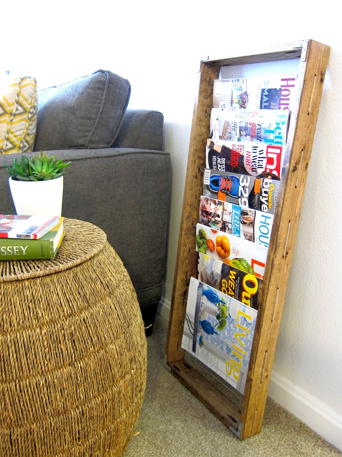 Best ideas about DIY Magazine Racks
. Save or Pin Inspired Whims DIY Magazine Rack Now.