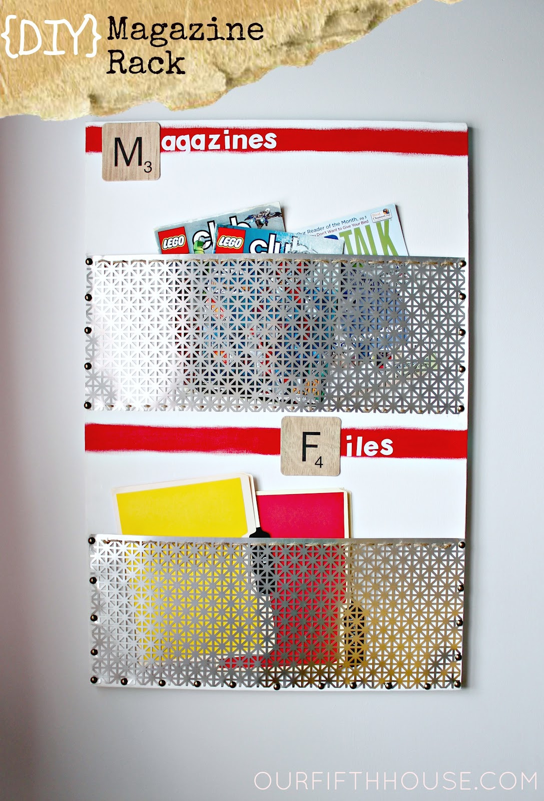 Best ideas about DIY Magazine Racks
. Save or Pin DIY Magazine Rack Our Fifth House Now.