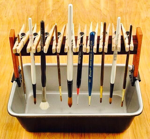 Best ideas about DIY Makeup Brush Drying Rack
. Save or Pin Can I reconfigure the plate drying rack for brushes Now.