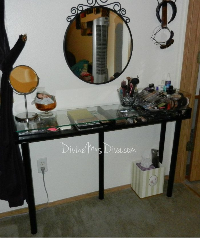 Best ideas about DIY Makeup Desk
. Save or Pin DIY Makeup Vanity Table Tutorial using parts from Ikea Now.