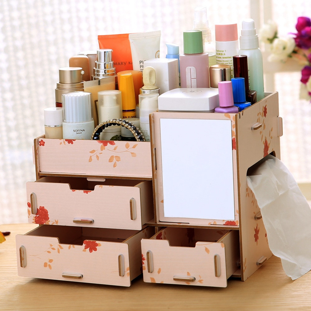 Best ideas about DIY Makeup Organizer Box
. Save or Pin New DIY Wood Makeup Organizer with Mirror Tissue Box 26 16 Now.