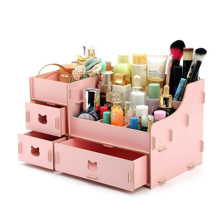 Best ideas about DIY Makeup Organizer Box
. Save or Pin Kawaii Wood Makeup Organizer DIY Storage Box 31 19 18cm Now.