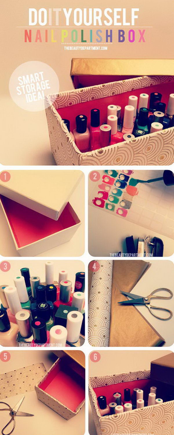 Best ideas about DIY Makeup Organizer Shoebox
. Save or Pin 25 DIY Makeup Storage Ideas and Tutorials Hative Now.