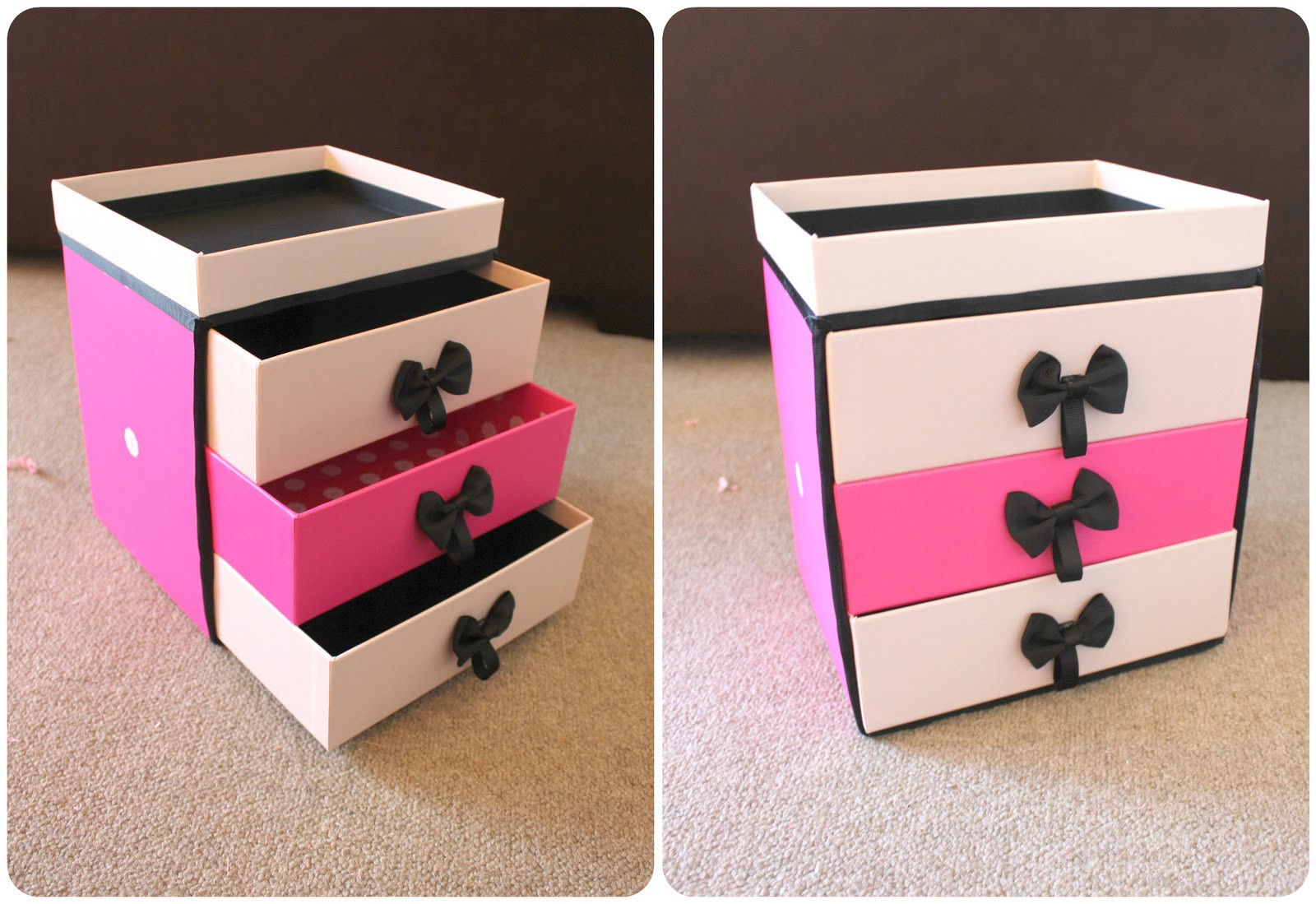Best ideas about DIY Makeup Organizer Shoebox
. Save or Pin Peachfizzz DIY Make Up Storage Now.