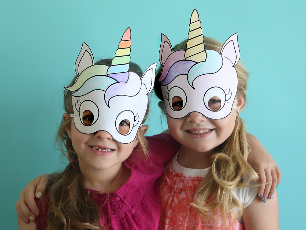 Best ideas about DIY Mask For Kids
. Save or Pin unicorn masks to print and color free printable It s Now.
