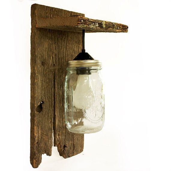 Best ideas about DIY Mason Jar Wall Sconce
. Save or Pin diy wood sconce mason jar light Google Search Now.