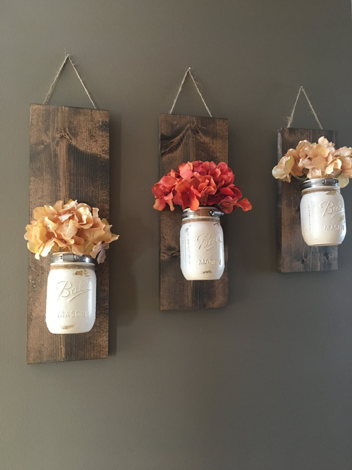 Best ideas about DIY Mason Jar Wall Sconce
. Save or Pin Barn Wood Mason Jar Wall Sconce DIY When Time Allows Now.